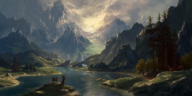 artwork, concept art, landscape