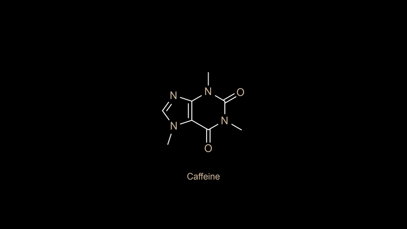 chemical structures, simple, science, caffeine, chemistry