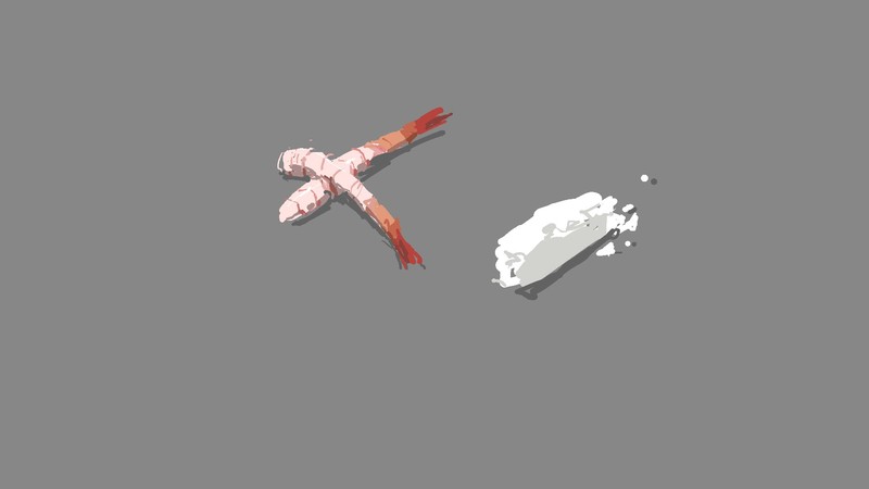 minimalism, food, rice, shrimp