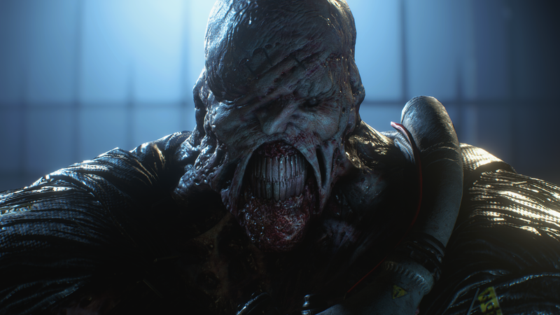 Capcom, Resident evil 3, video games, Tyrant, frontal view, portrait, Mutant, Resident Evil 3 Remake