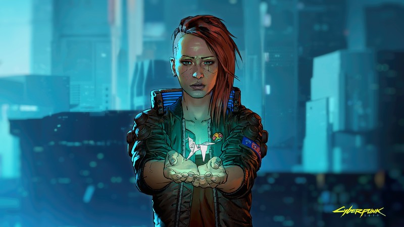Cyberpunk 2077, video games, video game art, frontal view, V