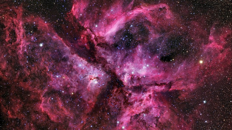 space, stars, Carina Nebula, constellation, pink