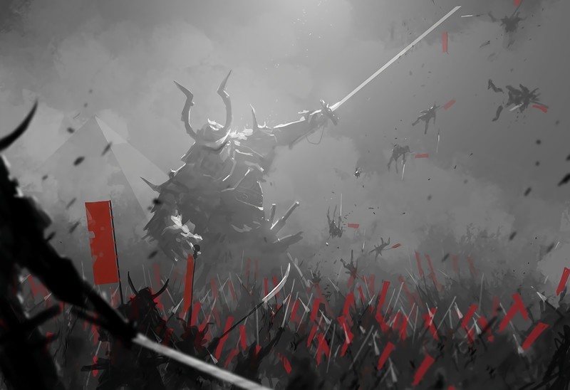 samurai, war, creature