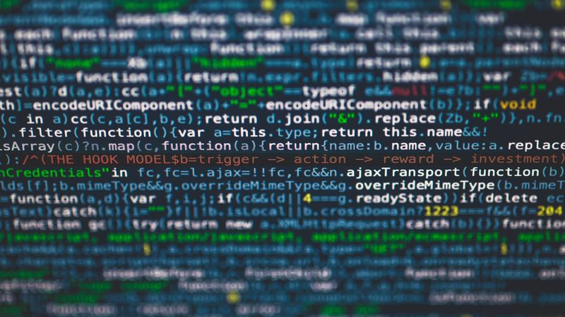 code, letters, screen, blur, multi-colored, text, 4k