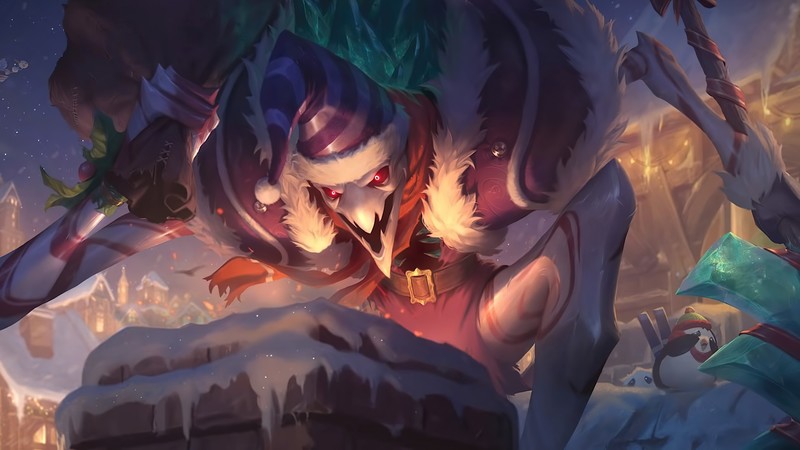 Fiddlesticks, dark, candy apple, League of Legends, Riot Games