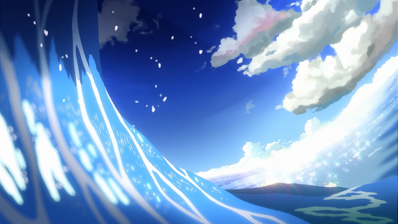 5 Centimeters Per Second, anime, sea, sky, clouds