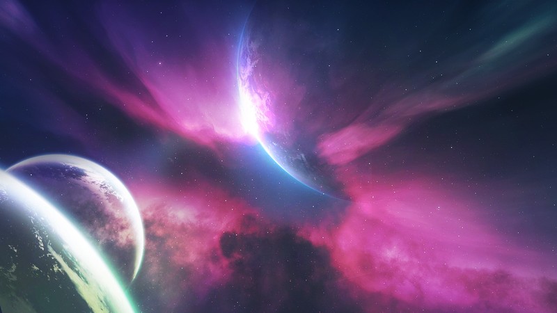 universe, planet, space, space art, digital art