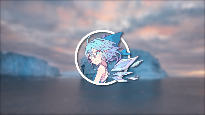 Cirno, ice, anime, Touhou