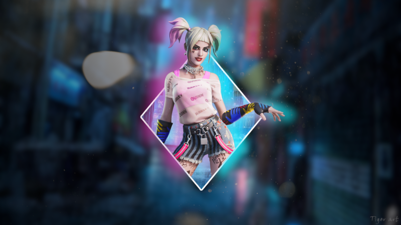 Harley Quinn, Fortnite, picture-in-picture