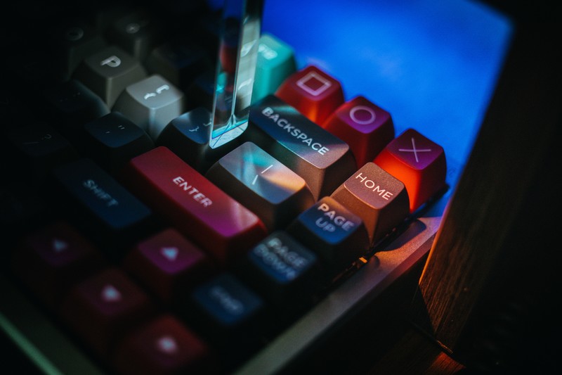 keyboards, closeup, technology, mechanical keyboard