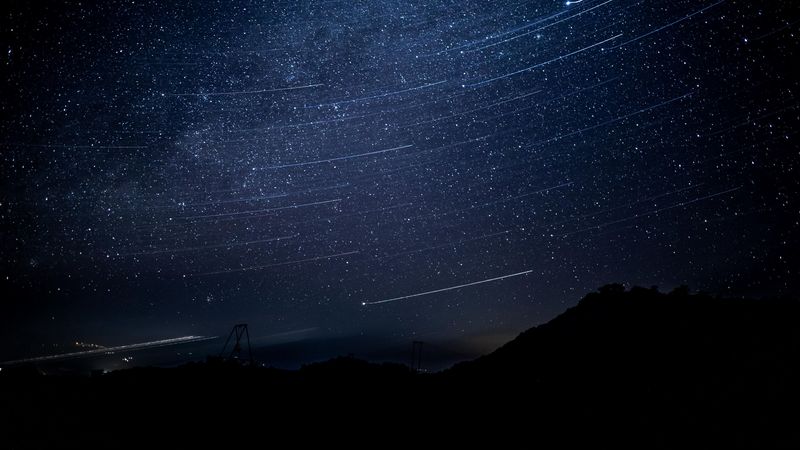 starry sky, stars, night, shine, darkness, dark, 4k