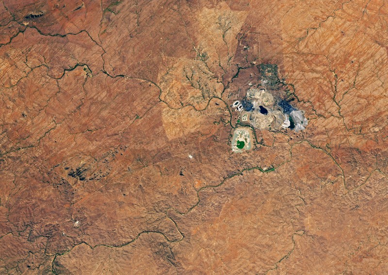 NASA, South Africa, nature, top view