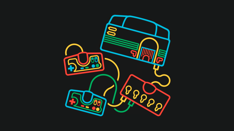 retro games, black background, minimalism