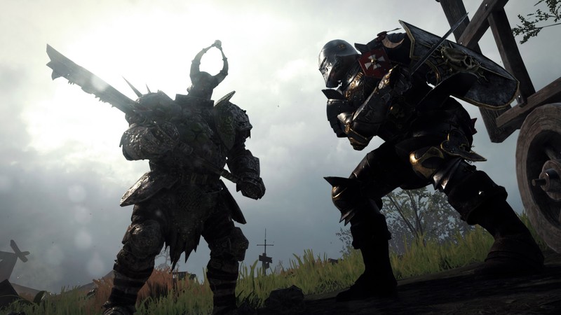 Warhammer, Vermintide 2, knight, shield, sword, video games, video game art, digital art
