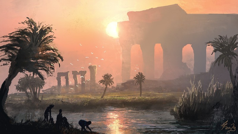 artwork, digital art, nature, Joseph Feely