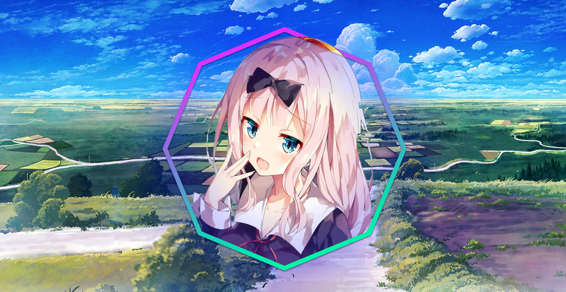 Chika Fujiwara, Kaguya-Sama: Love is War, anime girls, anime, pink hair, open mouth, blue eyes
