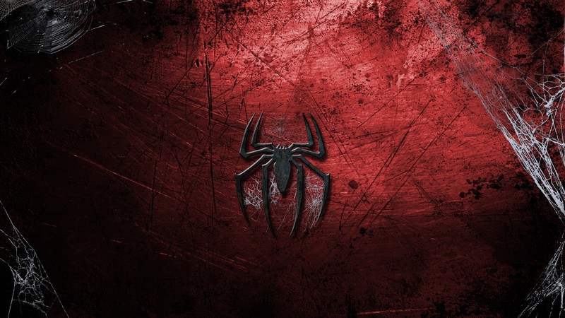 Spider-Man, minimalism, spider, Marvel Cinematic Universe, Marvel Comics