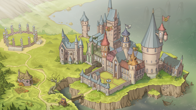 Harry Potter, Hogwarts, castle