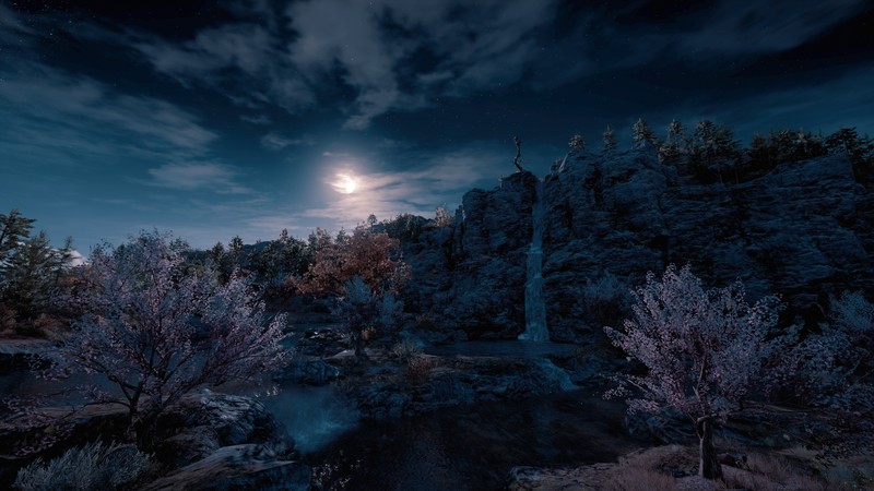 Assassins Creed: Odyssey, screen shot, Video Game Landscape, night