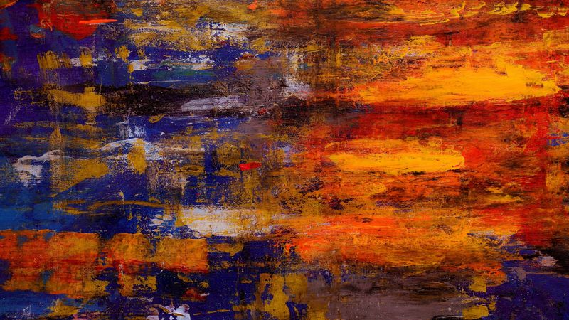 paint, canvas, texture, colorful, lines, roughness, 4k
