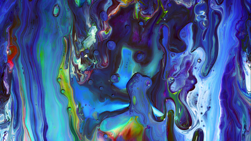 abstract, Color Burst, liquid