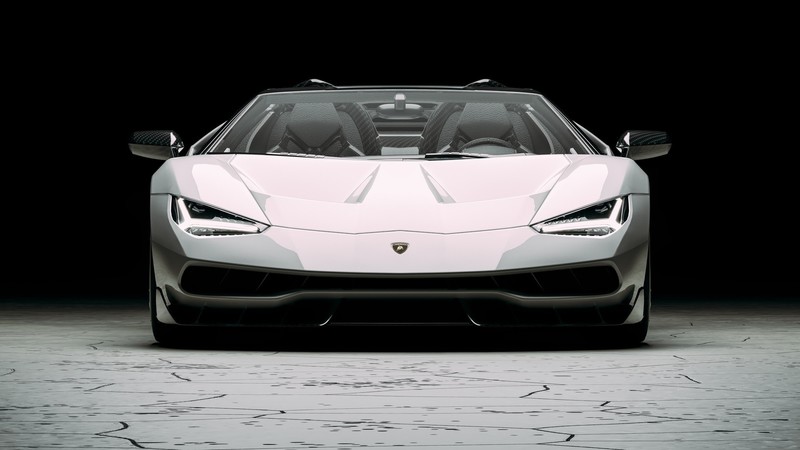 Lamborghini Centenario, Lamborghini, supercars, white, frontal view