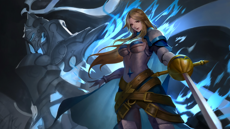 long hair, armor, sword, gloves, Granblue Fantasy, Katalina
