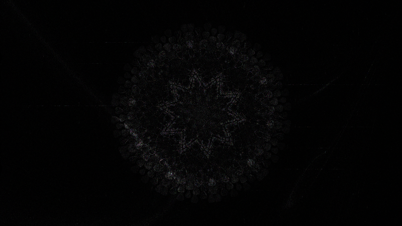 abstract, noise, geometry, black background, glitch art, kaleidoscope, dark