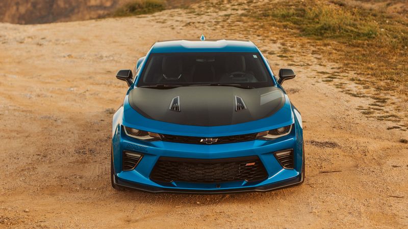 chevrolet, car, tuning, front view, 4k