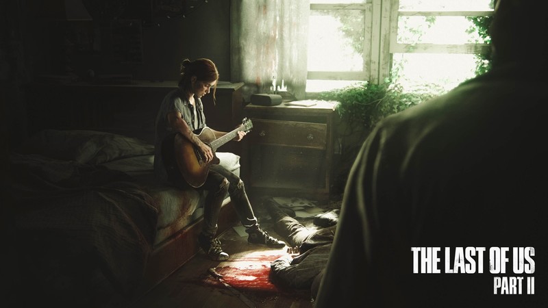 The Last of Us, The Last of Us 2, the last of us part II, video games, Naughty Dog, PlayStation, PlayStation 4, Ellie, guitar, artwork, post apocalypse