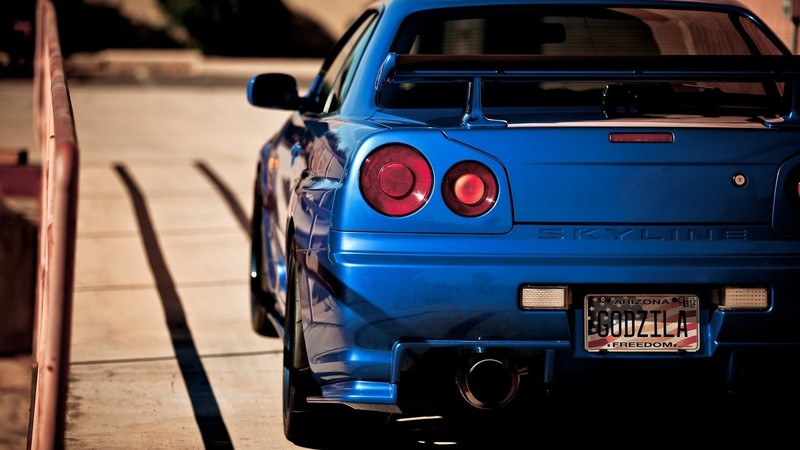 car, Nissan Skyline GT-R R34, road, Nissan, wheels, JDM, Japanese cars