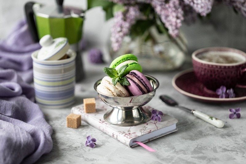 food, sweets, dessert, colorful, Macarons, cookies