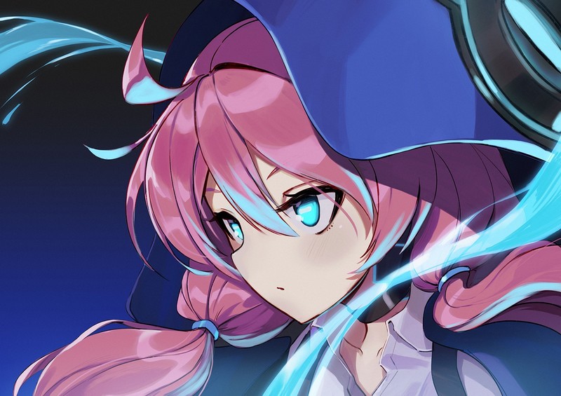 anime, anime girls, digital art, artwork, portrait, Blue Poison(Arknights), Arknights