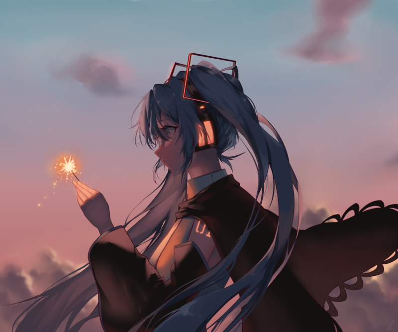 anime, anime girls, digital art, artwork, 2D, Hatsune Miku