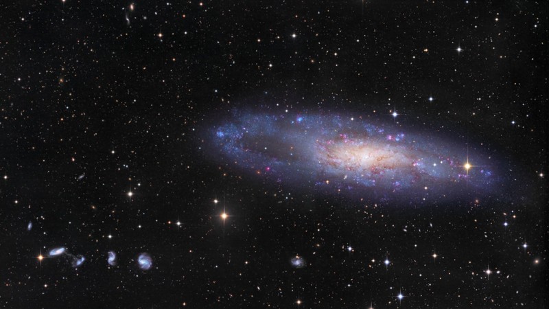 galaxy, space, stars, Hubble Deep Field