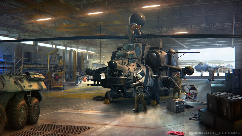 army, helicopter, vehicle, artwork, military vehicle, Mi-28, Lockheed Martin F-35 Lightning II
