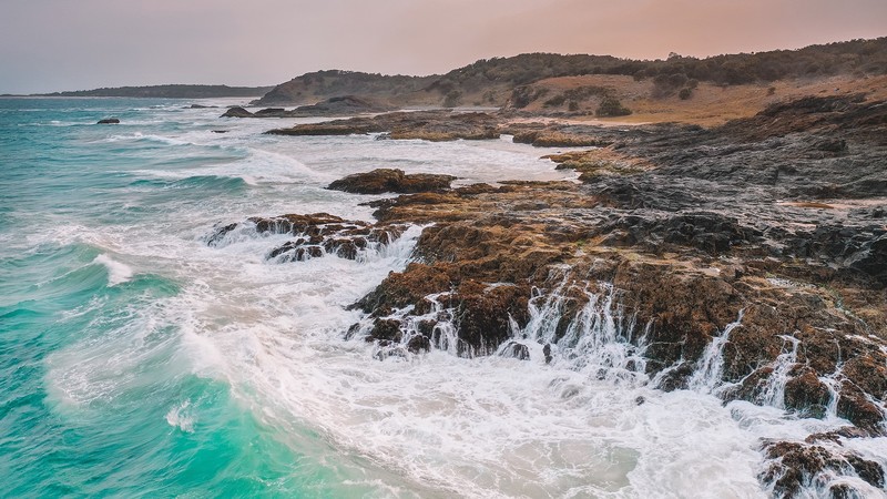 water, shore, coast, landscape