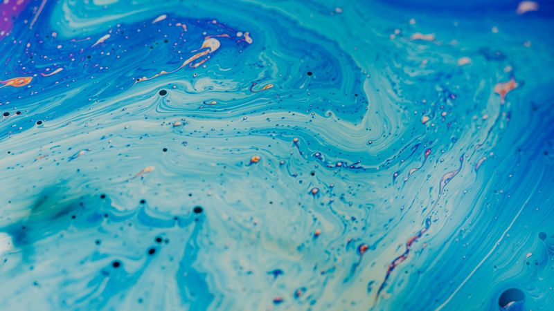 paint, liquid, stains, fluid art, abstraction, 4k