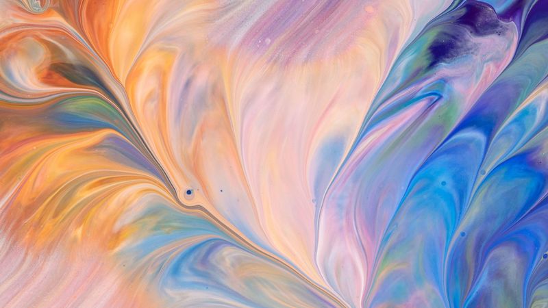acrylic, paint, stain, stains, abstract, 4k