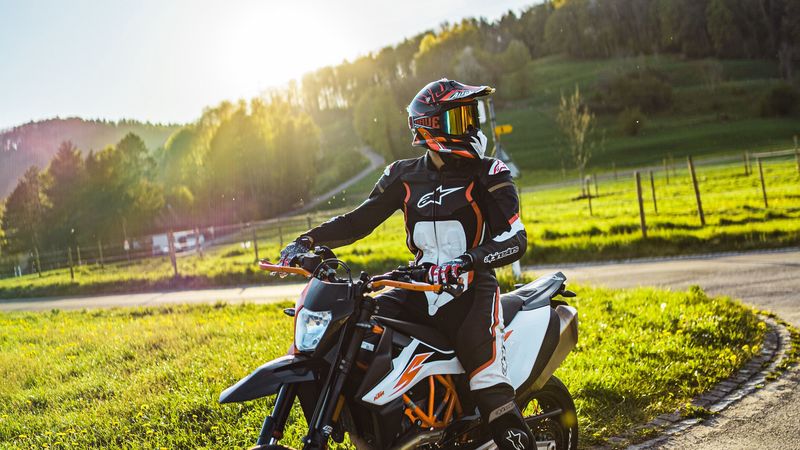 ktm 200 duke, ktm, motorcycle, bike, motorcyclist, equipment, 4k