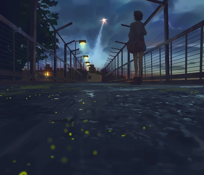 illustration, artwork, 2D, digital art, sky, clouds