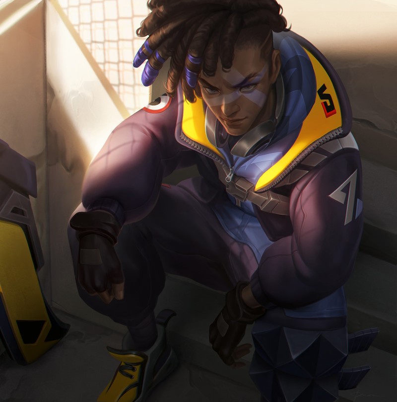 Roanna Peroz, illustration, artwork, digital art, fan art, League of Legends, Ekko (Leauge of Legends)