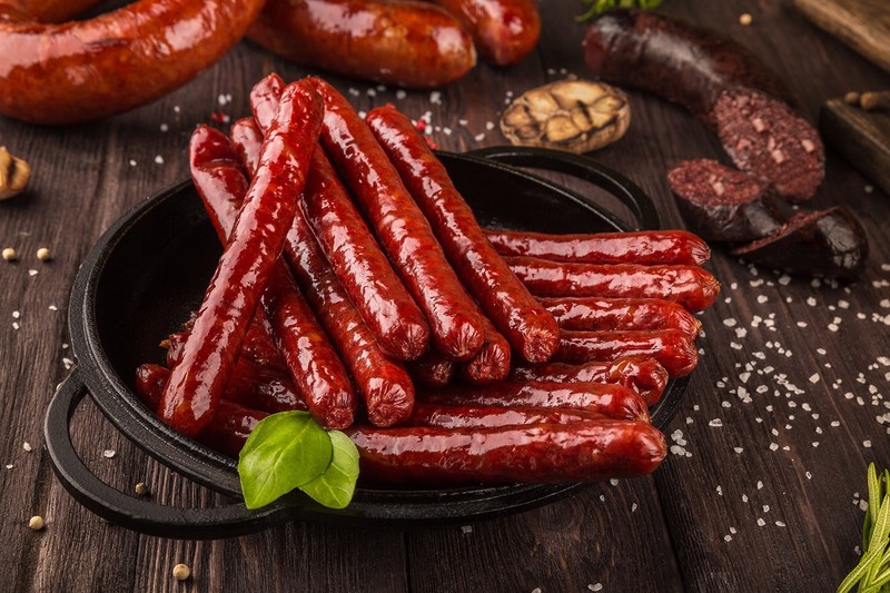 meat, food, sausage