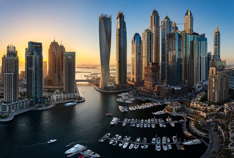 Dubai, skyline, city, cityscape
