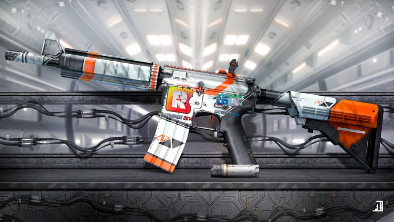 colorful, weapon, PC gaming, Counter-Strike: Global Offensive