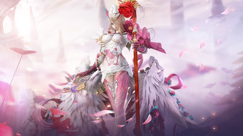 Blood of Steel, PC gaming, boobs, blonde, Asian, fantasy girl, fantasy art