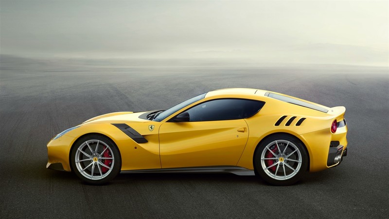 Ferrari, yellow cars, car, vehicle, sports car, supercars, asphalt