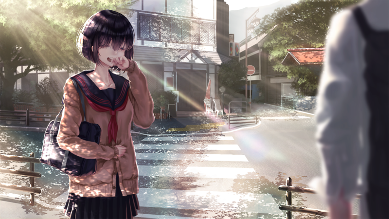 anime, anime girls, urban, city