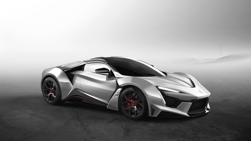 Fenyr Supersport, supercars, silver cars, asphalt, mist, car, vehicle, photography