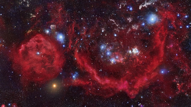 space, nebula, galaxy, stars
